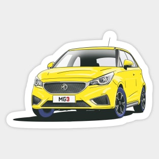 MG3 Car T-shirt Sticker